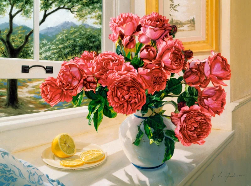 puzzel bloemen zomer - 3000 stukjes legpuzzel. from Castorland, Multicolour edition – box