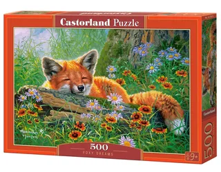 puzzel Foxy Dreams - 500 stukjes legpuzzel. från Castorland, utgåva Flerfärgad – kartong 2 av 2