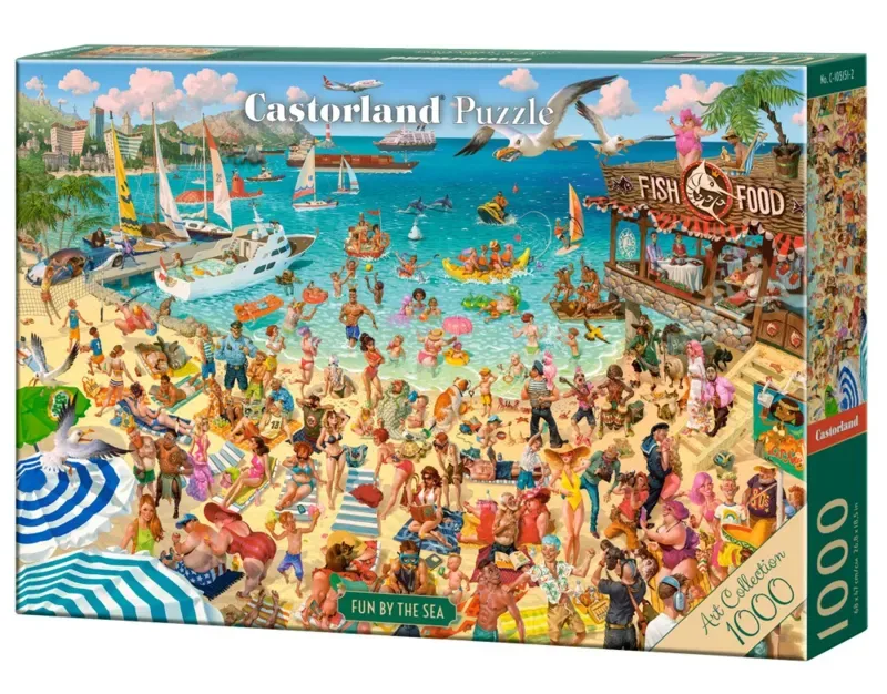 puzzel - Fun by the Sea - 1000 stukjes legpuzzel. from Castorland, Multicolour edition – box 2 of 2