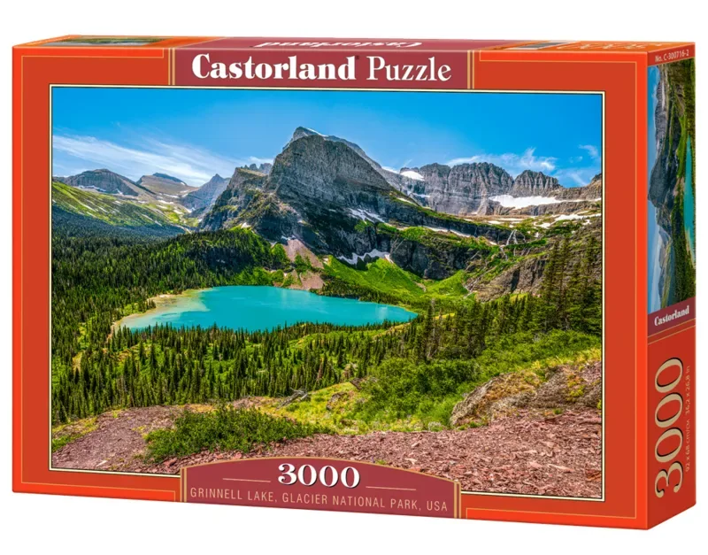 puzzel Grinnell Lake 3000 stukjes från Castorland, utgåva Flerfärgad – kartong 2 av 2