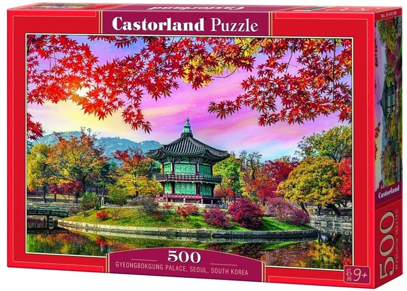 puzzel Gyeongbokgung Palace Zuid-Korea 500 stukjes. fra Castorland, Flerfarvet-udgave – æske