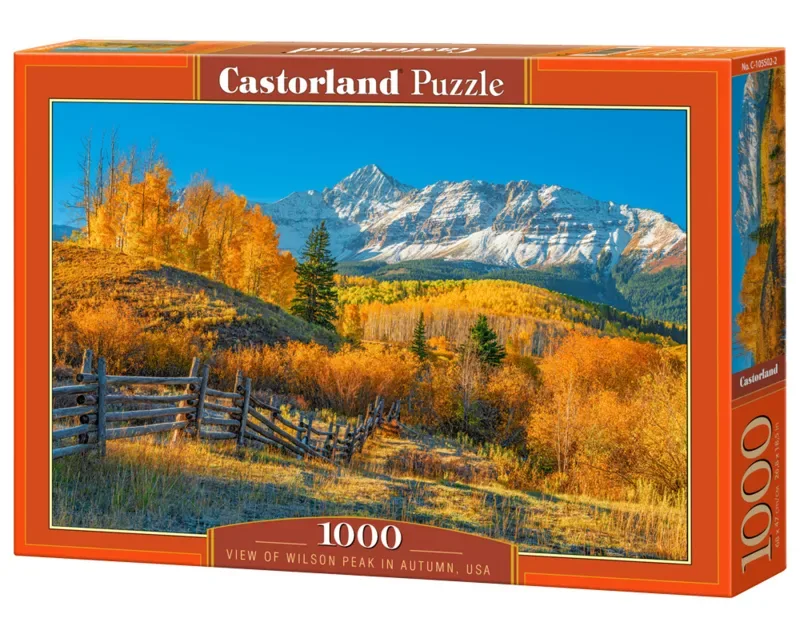 puzzel herfstlandschap Wilson Peak USA 1000 stukjes. de Castorland, édition Multicolore – boîte 2 sur 2
