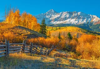 puzzel herfstlandschap Wilson Peak USA 1000 stukjes. de Castorland, édition Multicolore – boîte 1 sur 2