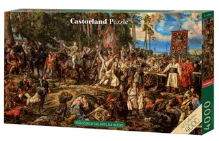 puzzel Kosciuszko bij Raclawice Jan Matejko - 4000 stukjes. van Castorland, editie Meerkleurig – doos 2 van 2