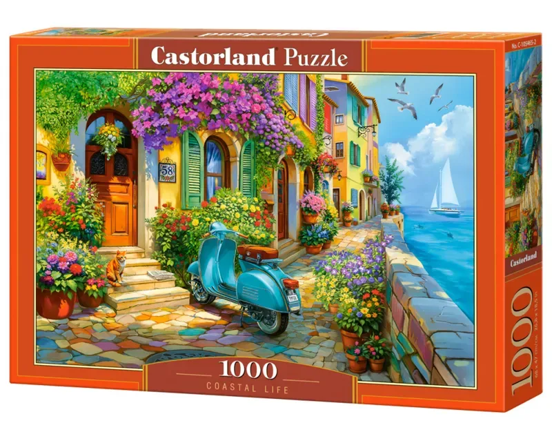 puzzel kustleven - 1000 stukjes puzzel speelgoed. from Castorland, Multicolour edition – box 2 of 2
