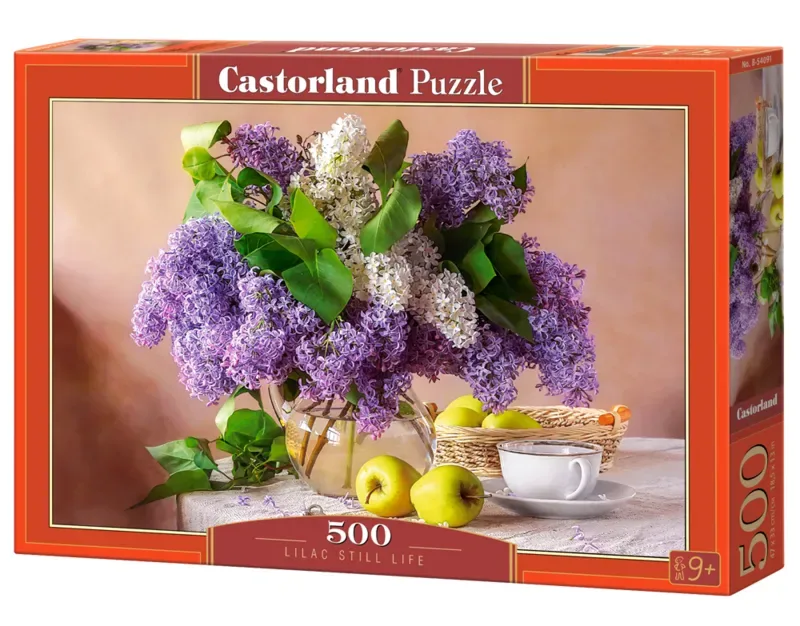 puzzel lilac stilleven - 500 stukjes legpuzzel. from Castorland, Multicolour edition – box 2 of 2