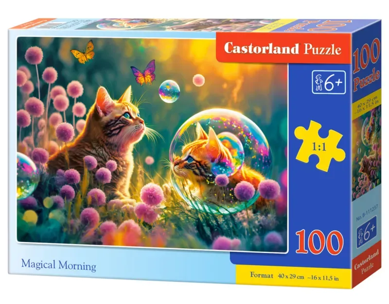 les puzzles polonais à petits prix Puzzle Matin Magique - 100 à 149 pièces de Castorland, édition Multicolore – boîte 2 sur 2