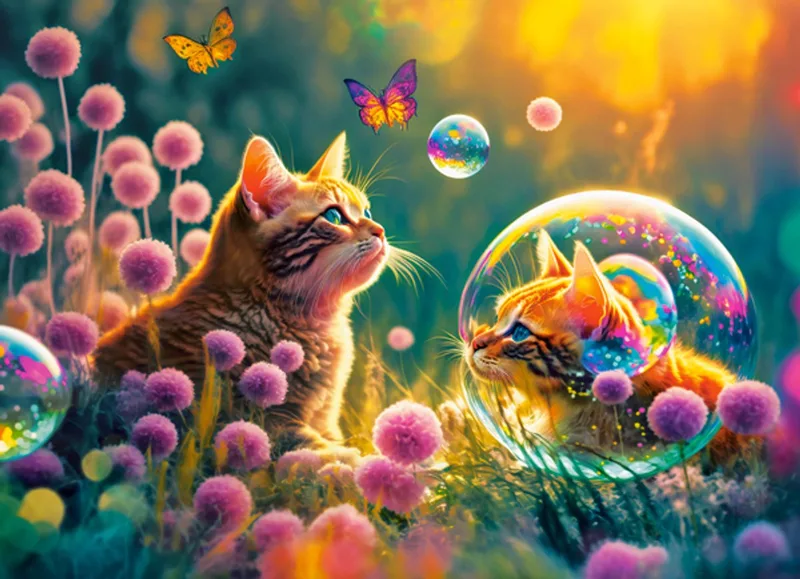 les puzzles polonais à petits prix Puzzle Matin Magique - 100 à 149 pièces de Castorland, édition Multicolore – boîte 1 sur 2