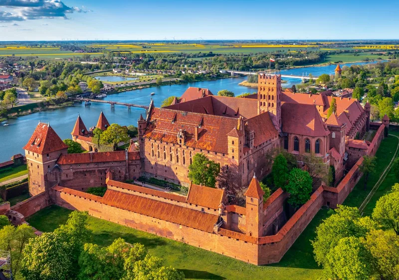 puzzel Malbork kasteel Polen - 500 stukjes legpuzzel. von Castorland, Ausgabe Mehrfarbig – Schachtel