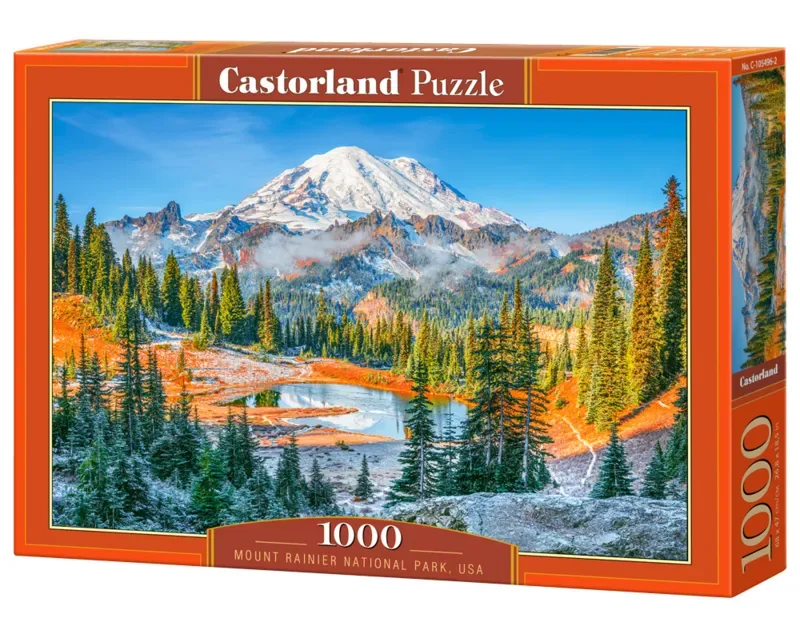 puzzel Mount Rainier National Park USA 1000 stukjes. de Castorland, édition Multicolore – boîte 2 sur 2