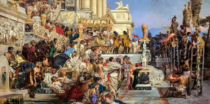 puzzel Nero's Torches 4000 stukjes kunst educatief. fra Castorland, Flerfarvet-udgave – æske 1 af 2