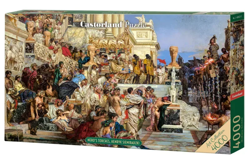 puzzel Nero's Torches 4000 stukjes kunst educatief. fra Castorland, Flerfarvet-udgave – æske 2 af 2