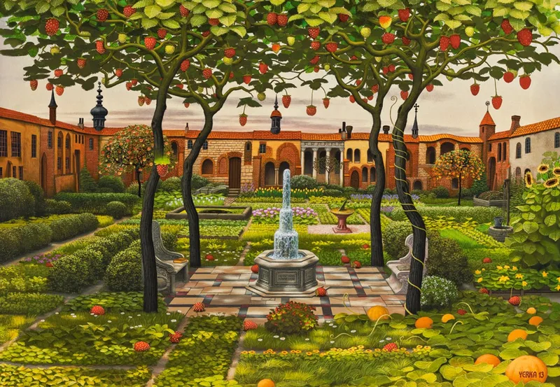 puzzel Patio 1500 stukjes - Art Collection puzzel. from Castorland, Multicolour edition – box 1 of 2