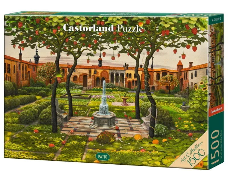 puzzel Patio 1500 stukjes - Art Collection puzzel. from Castorland, Multicolour edition – box 2 of 2