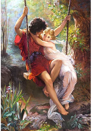 puzzel Pierre-Auguste Cot legpuzzel - 1000 stukjes - kunst. from Castorland, Multicolour edition – box 1 of 2