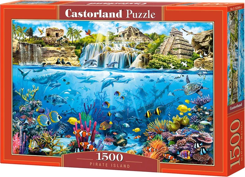 puzzel Pirate Island - 1500 stukjes legpuzzel. de Castorland, édition Multicolore – boîte