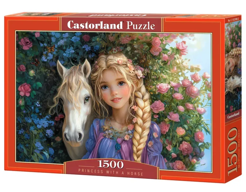 puzzel prinses paard 1500 stukjes puzzel speelgoed. van Castorland, editie Meerkleurig – doos 2 van 2