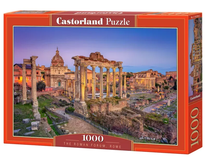 puzzel Romeinse Forum legpuzzel 1000 stukjes kleurrijk. fra Castorland, Flerfarvet-udgave – æske 2 af 2