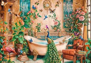 puzzel The Bath Fantasy - legpuzzel 1000 stukjes volwassenen. de Castorland, édition Multicolore – boîte 1 sur 2