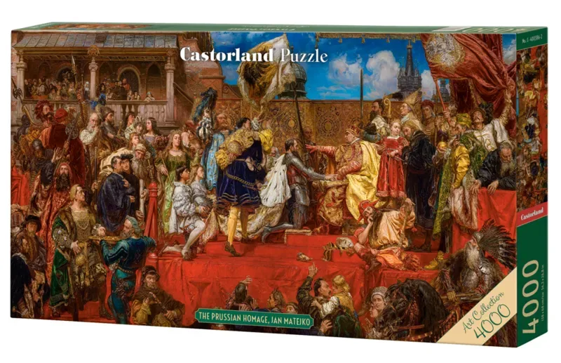 puzzel The Prussian Homage, Jan Matejko - 4000 stukjes legpuzzel. fra Castorland, Flerfarvet-udgave – æske 2 af 2