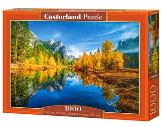 puzzel The Three Brothers Yosemite National Park 1000 stukjes. van Castorland, editie Meerkleurig – doos 2 van 2