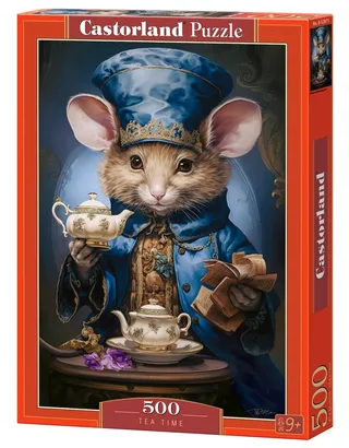 puzzel thee tijd - 500 stukjes legpuzzel volwassenen. von Castorland, Ausgabe Mehrfarbig – Schachtel 2 von 2