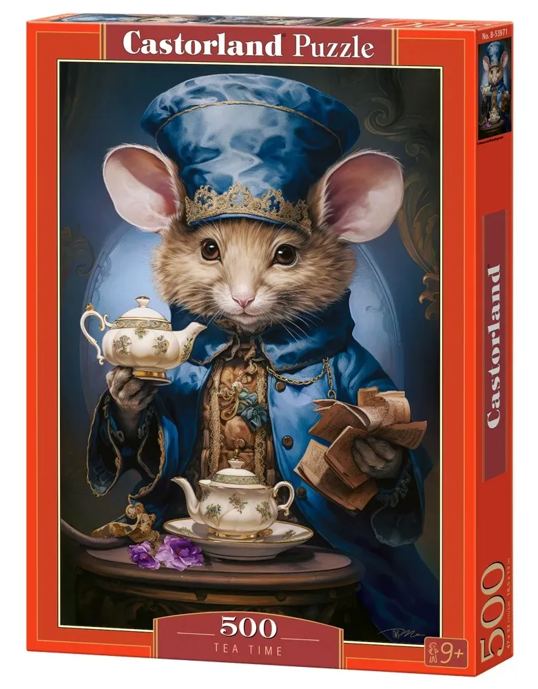 puzzel thee tijd - 500 stukjes legpuzzel volwassenen. von Castorland, Ausgabe Mehrfarbig – Schachtel 2 von 2