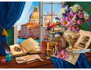 puzzel Venetiaans stilleven - 2000 stukjes legpuzzel. from Castorland, Multicolour edition – box 1 of 2