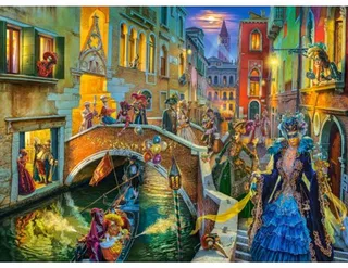 puzzel Venice Carnival - legpuzzel 3000 stukjes. from Castorland, Multicolour edition – box 1 of 2