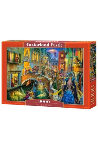 puzzel Venice Carnival - legpuzzel 3000 stukjes. from Castorland, Multicolour edition – box 2 of 2
