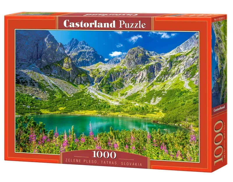 puzzel Zelene Pleso Tatras Slowakei - 1000 stukjes legpuzzel. von Castorland, Ausgabe Mehrfarbig – Schachtel 2 von 2
