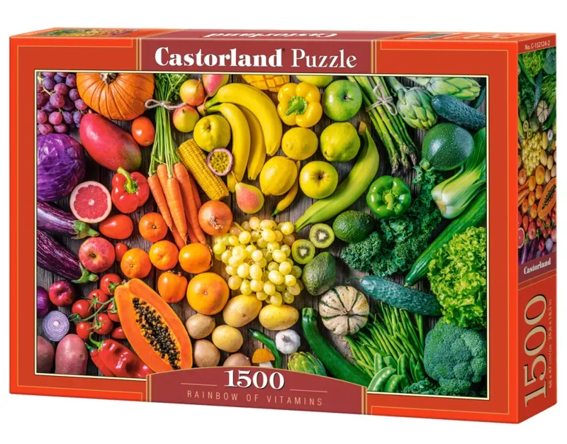 Puzzle Arc-en-Ciel de Vitamines - 1500 pièces van Castorland – doos 2 van 2