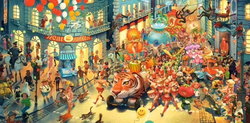 Puzzle Art Collection - Carnaval à Rio - 4000 pièces de Castorland – boîte