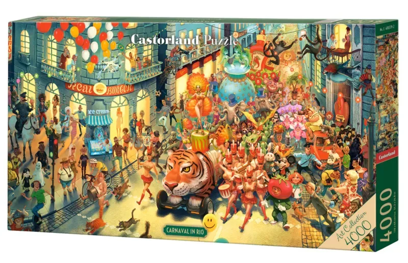 Puzzle Art Collection - Carnaval à Rio - 4000 pièces van Castorland – doos 2 van 2