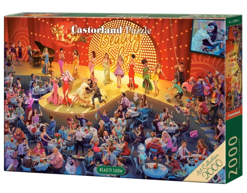 Puzzle Art Collection - Le Spectacle des Beautés - 2000 pièces van Castorland – doos 2 van 2