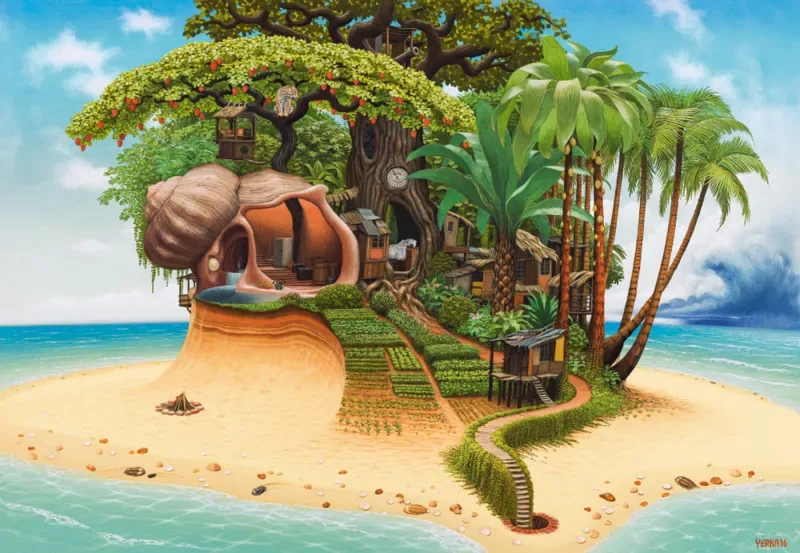 Puzzle Art Collection - Summer Madeira - 1000 pièces de Castorland – boîte