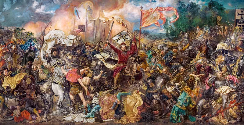 Puzzle Art Collection - The Battle of Grunwald - 4000 pièces van Castorland – doos 1 van 2