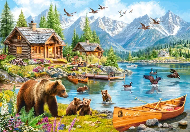 Puzzle Bear Lake - 1000 pièces de Castorland – boîte