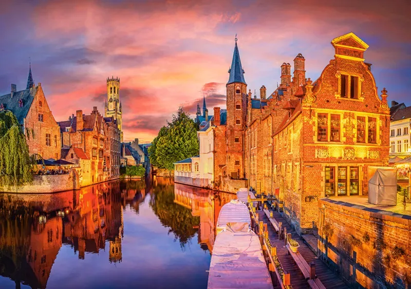 Puzzle Bruges, Belgique - 500 à 999 pièces van Castorland – doos