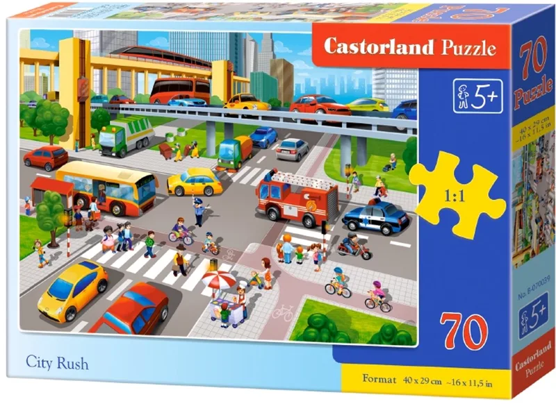 Puzzle City Rush 70 from Castorland – box