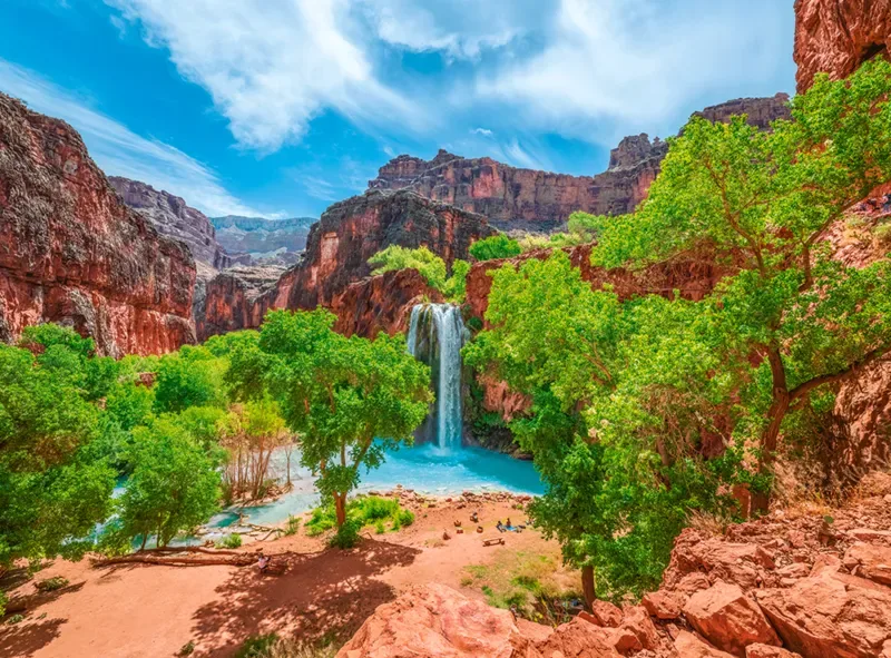 Puzzle Havasu Falls, Arizona, États-Unis - 2000 pièces van Castorland – doos