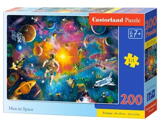 Puzzle Homme dans l'Espace - 200 à 499 pièces van Castorland – doos 2 van 2