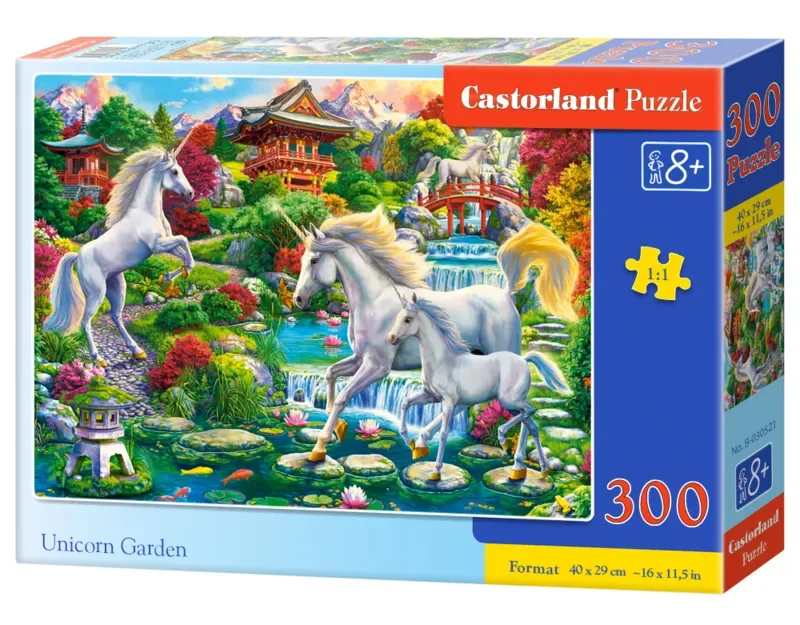 Puzzle Jardin des Licornes - 200 à 499 pièces van Castorland – doos 2 van 2