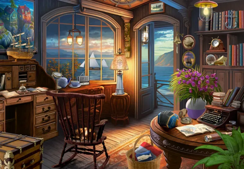 Puzzle La Maison du Marin - 1000 pièces de Castorland – boîte