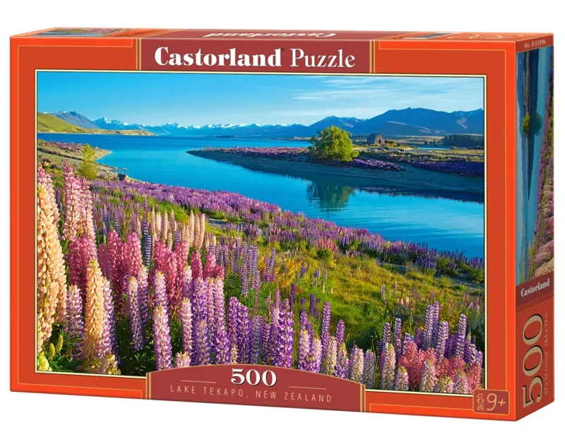 Puzzle Lac Tekapo, Nouvelle-Zélande - 500 à 999 pièces van Castorland – doos 2 van 2