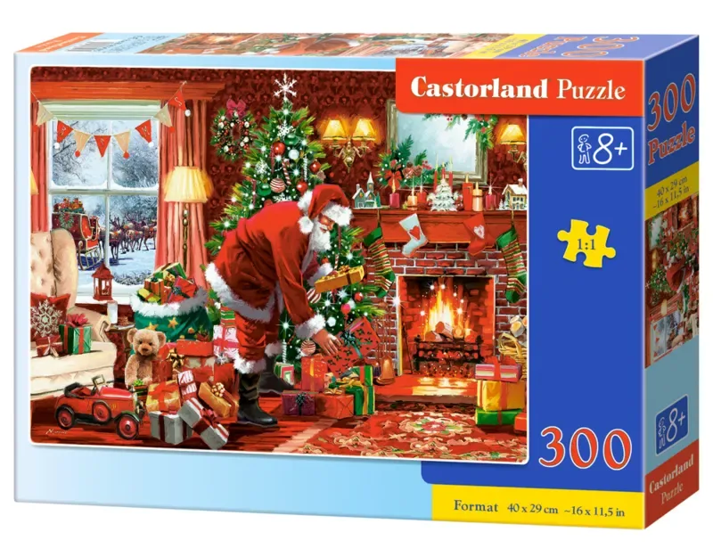 Puzzle Livraison Spéciale du Père Noël - 200 à 499 pièces van Castorland – doos 2 van 2
