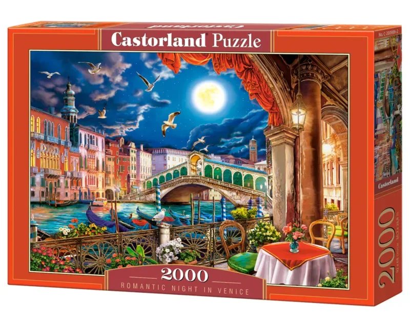 Puzzle Nuit Romantique à Venise - 2000 pièces from Castorland – box 2 of 2
