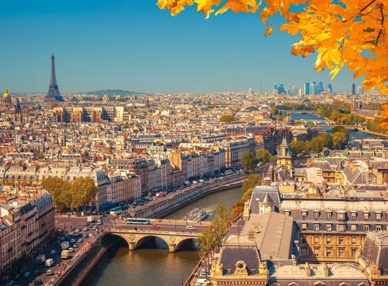 Puzzle Paris Vue d'en Haut - 2000 pièces van Castorland – doos