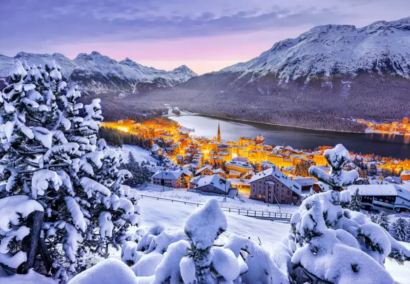 Puzzle Saint-Moritz, Suisse - 1000 pièces de Castorland – boîte