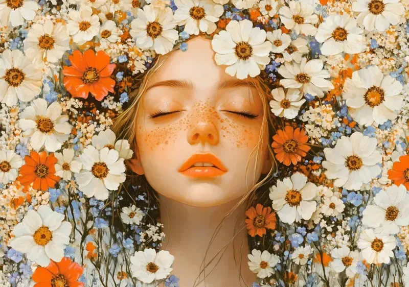 Puzzle Spring Girl - 500 à 999 pièces van Castorland – doos